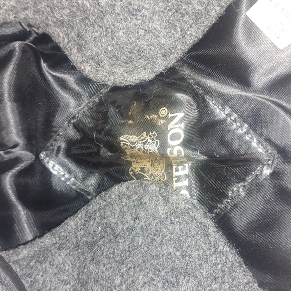 Stetson Newsboy Cap with Ear Covers Wool Blend Gray Men's XL - Picture 8 of 9